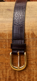Leather Belt - Marron Glace