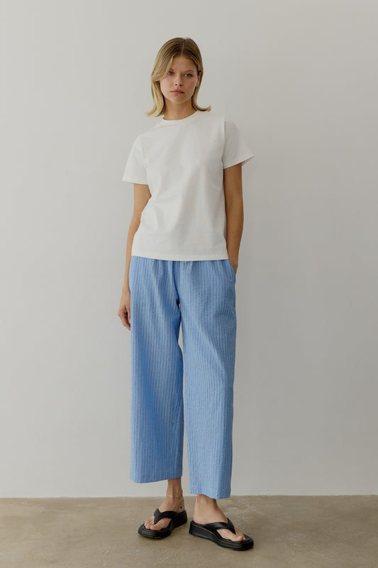 The Lanie Long Top - White