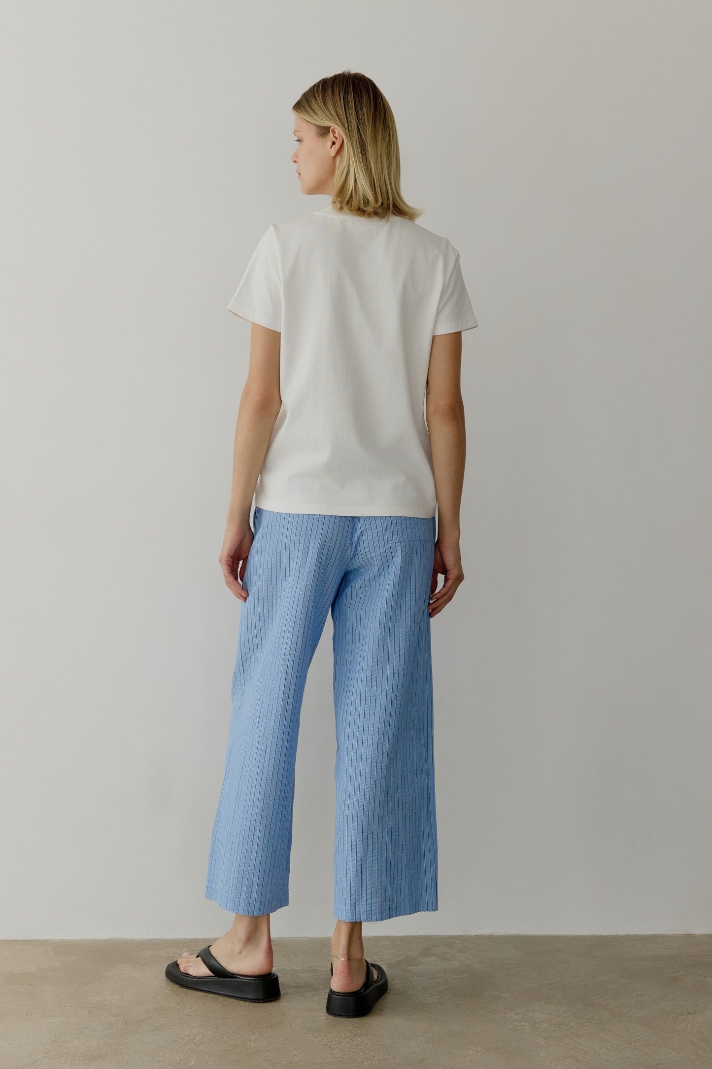 The Lanie Long Top - White