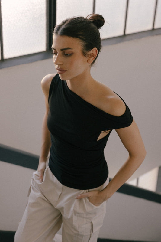 The Emilia Top - Black