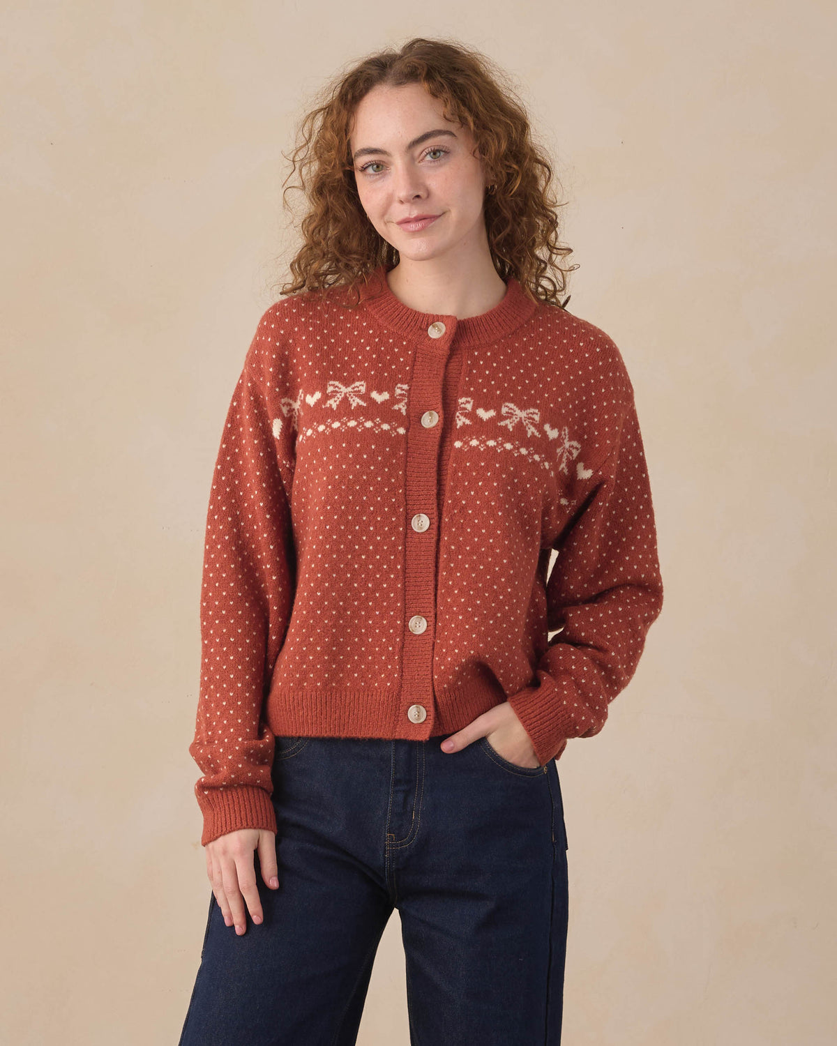 Rylee + Cru - Women's Juniper Cardigan - Ruby