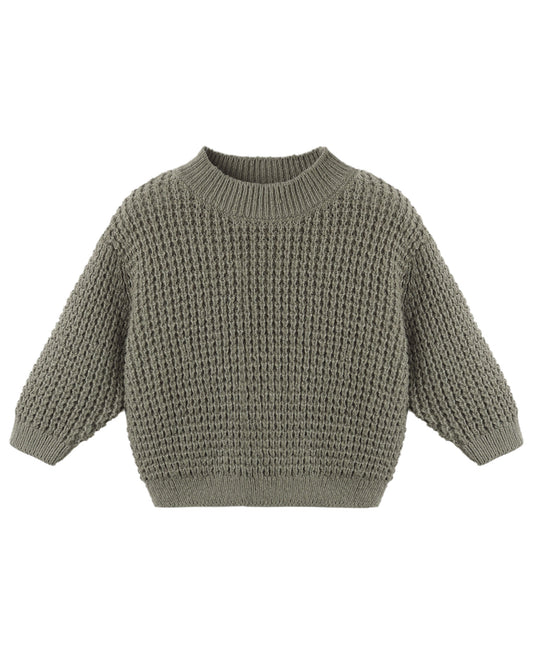 Quincy Mae - Chunky Knit Sweater - Spruce