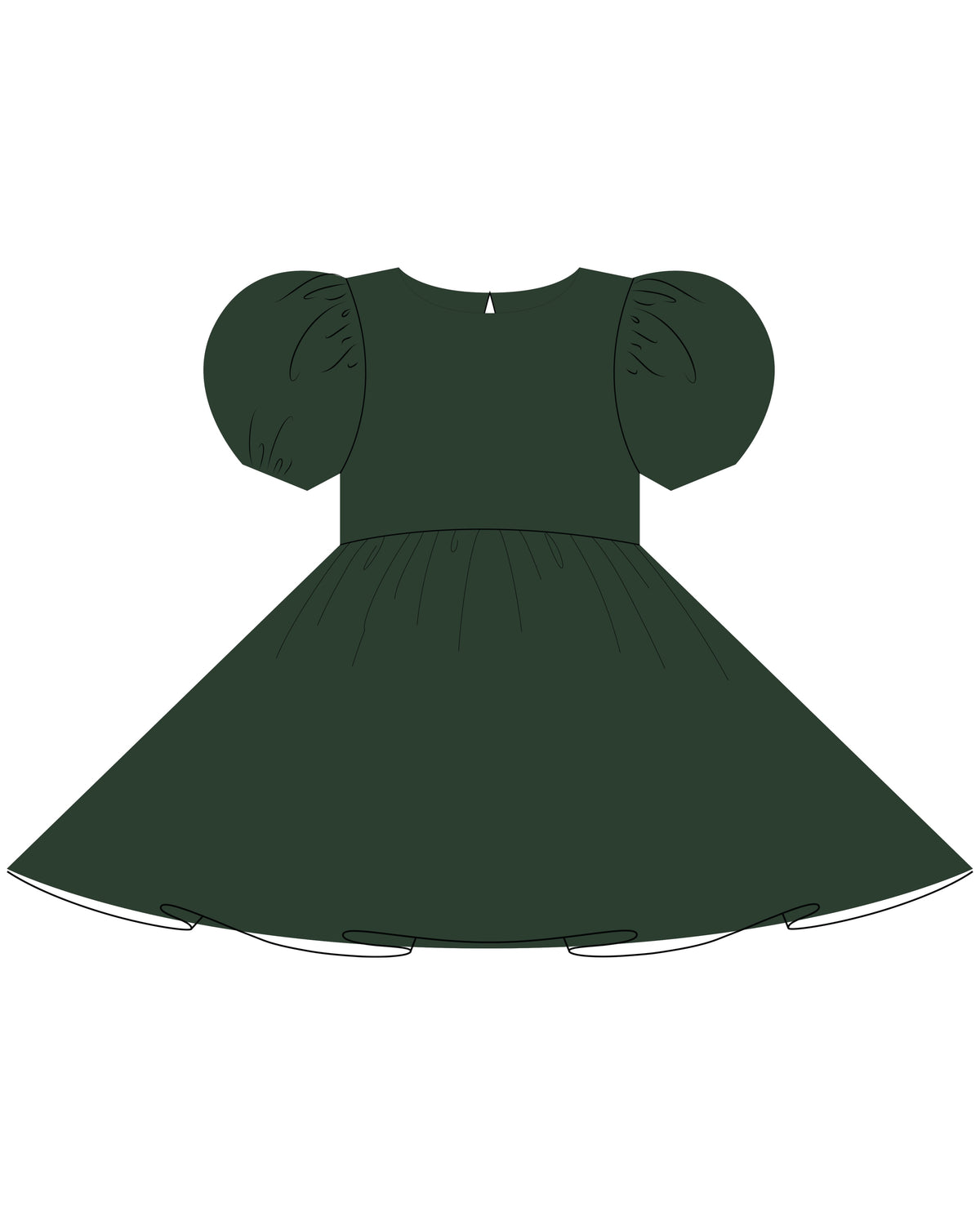 Noralee - Sofia Dress - Green Shimmer