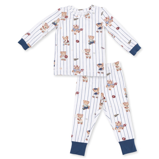 Long Sleeve Loungewear Set - Mixed Sports Bears