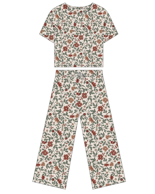 Rylee + Cru - Teen Ruthie Set - Holiday Floral