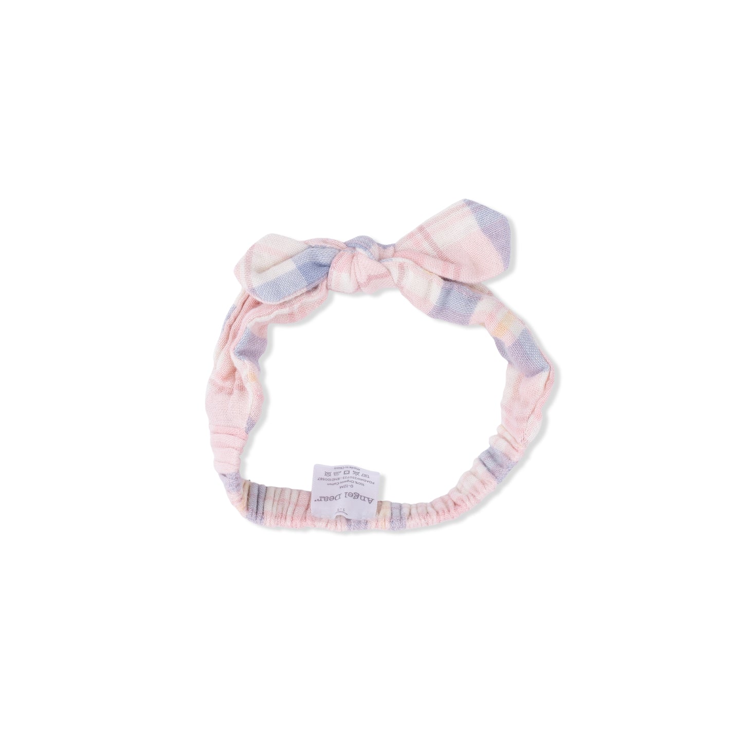 Knot Headband - Dusty Plaid
