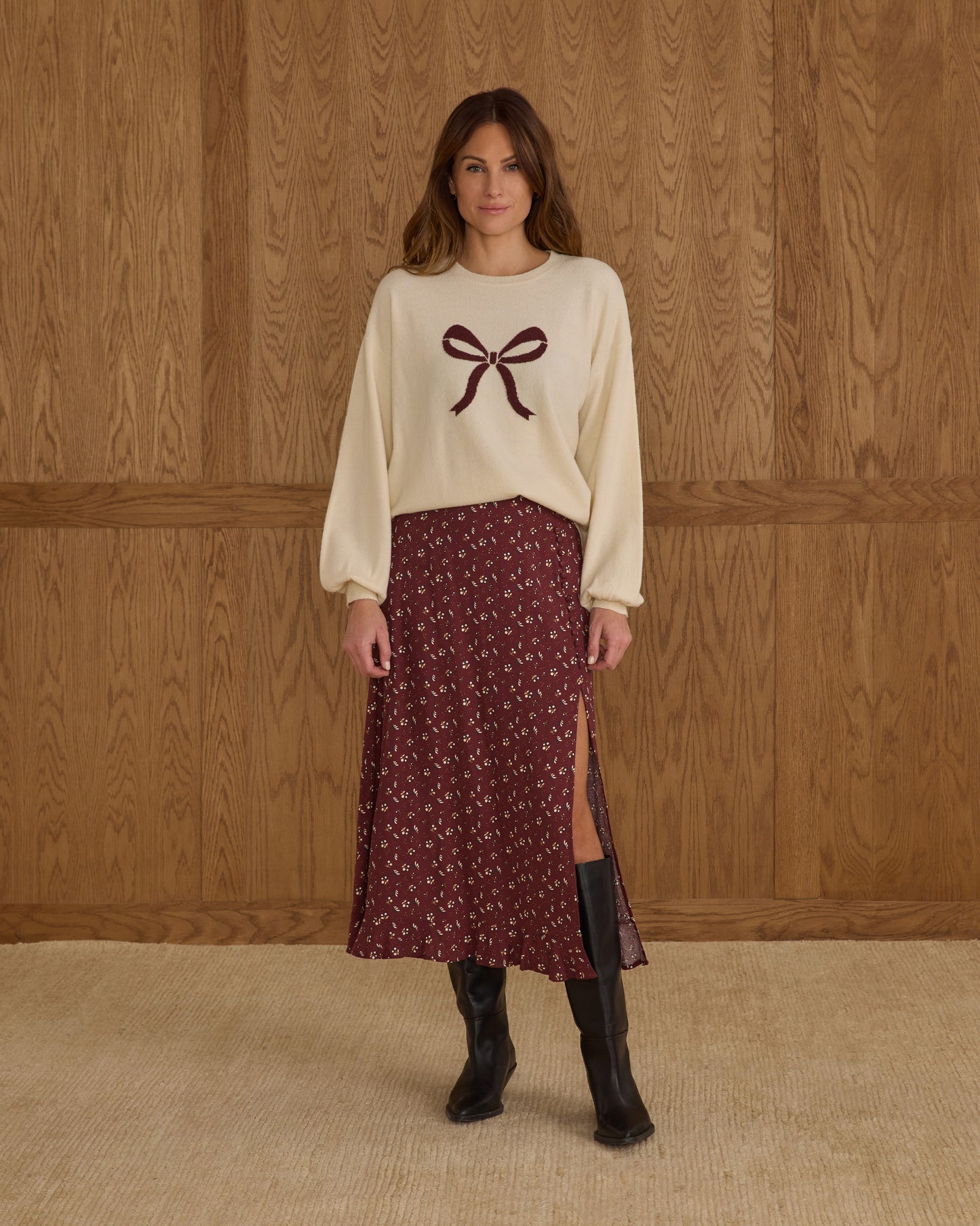 Rylee + Cru - Womens Aspen Sweater - Bow