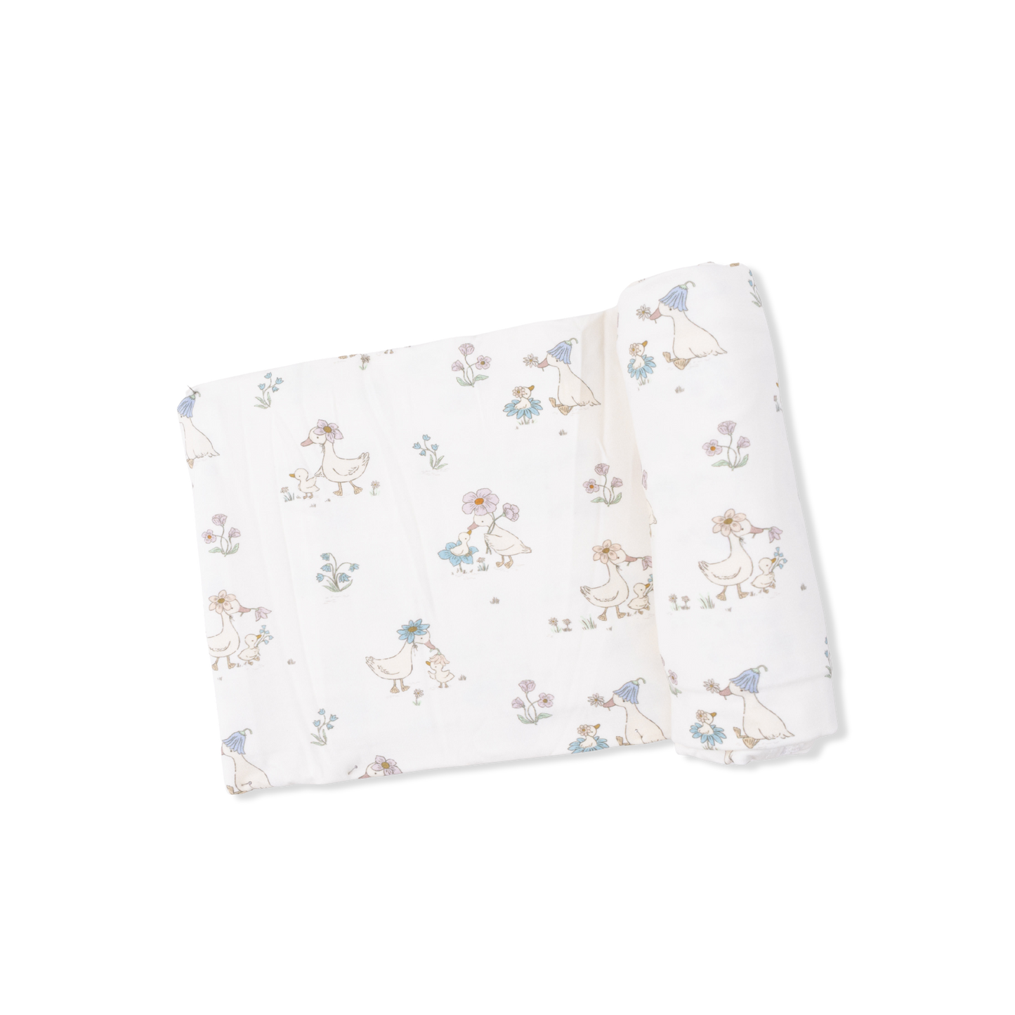 Swaddle Blanket - Flower Ducklings