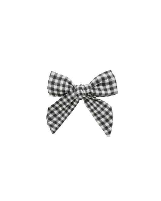 Rylee + Cru - Bow - Black Gingham