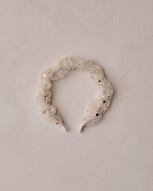 Noralee - Gathered Headband - Champagne Stars