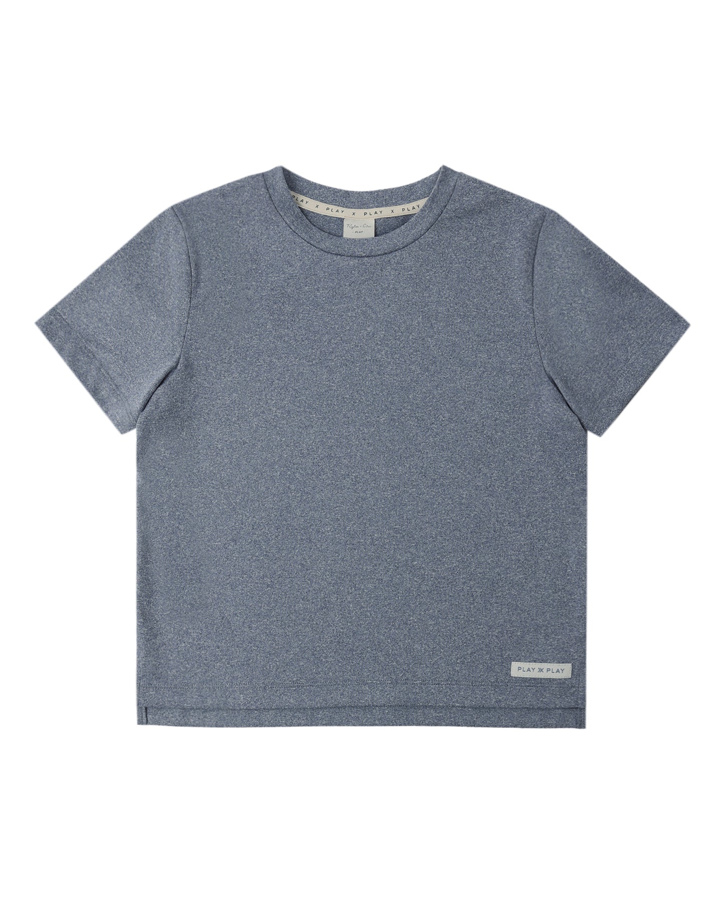 Rylee + Cru - Cove Essentail Tee - Heathered Marine