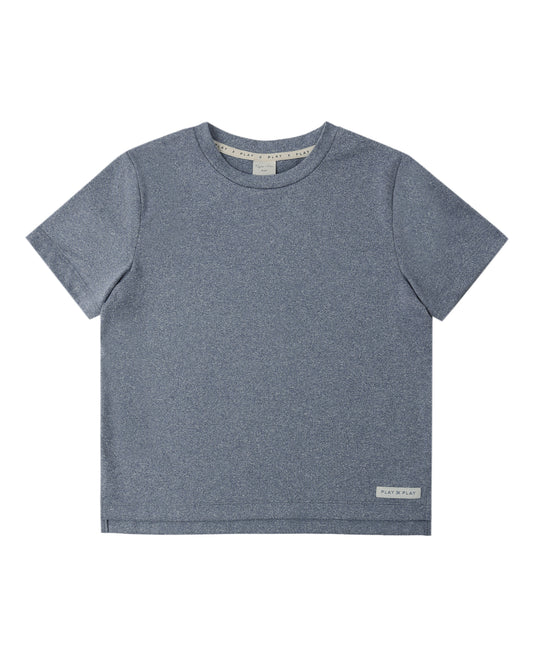 Rylee + Cru - Cove Essentail Tee - Heathered Marine