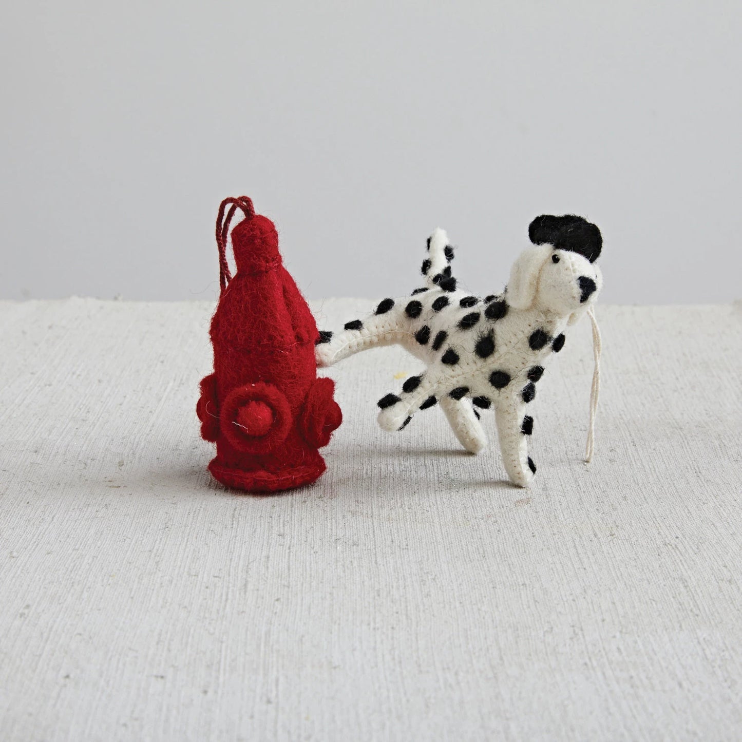 Wool Felt Fire Hydrant Ornament