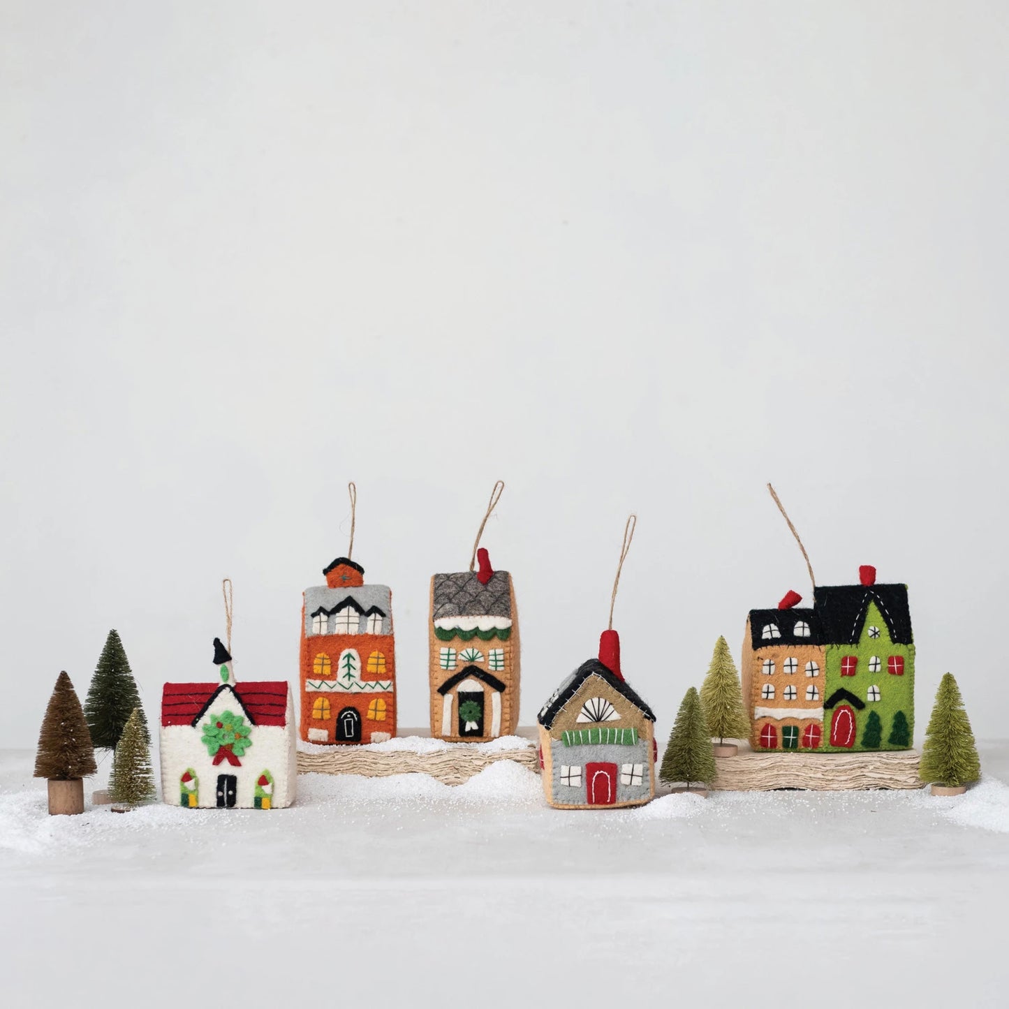 Wool Felt House Ornament