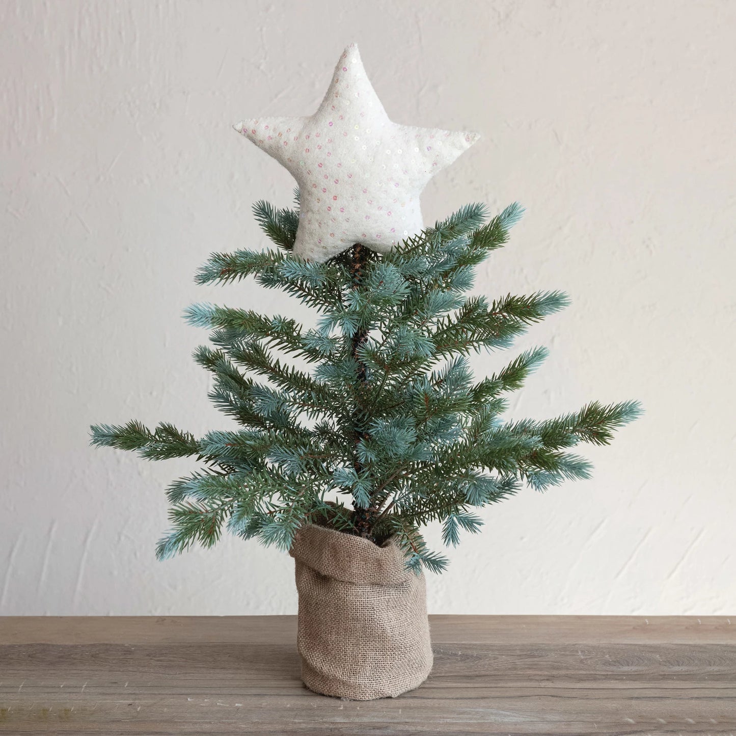 Handmade Wool Felt Tree Topper - Star