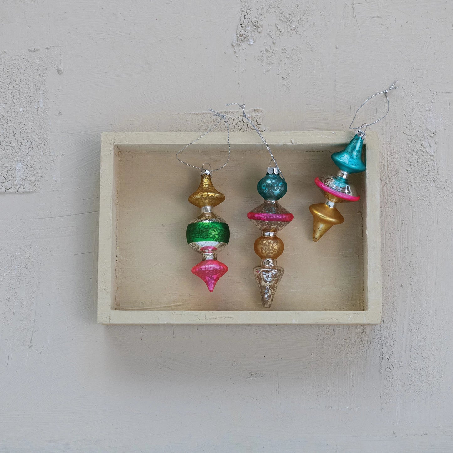 Mercury Glass Finial Ornament