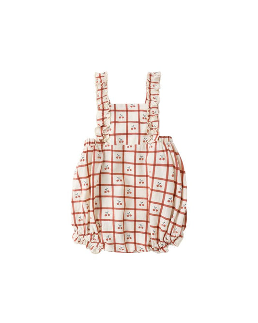 Rylee + Cru - Chiara Romper - Cherry Check