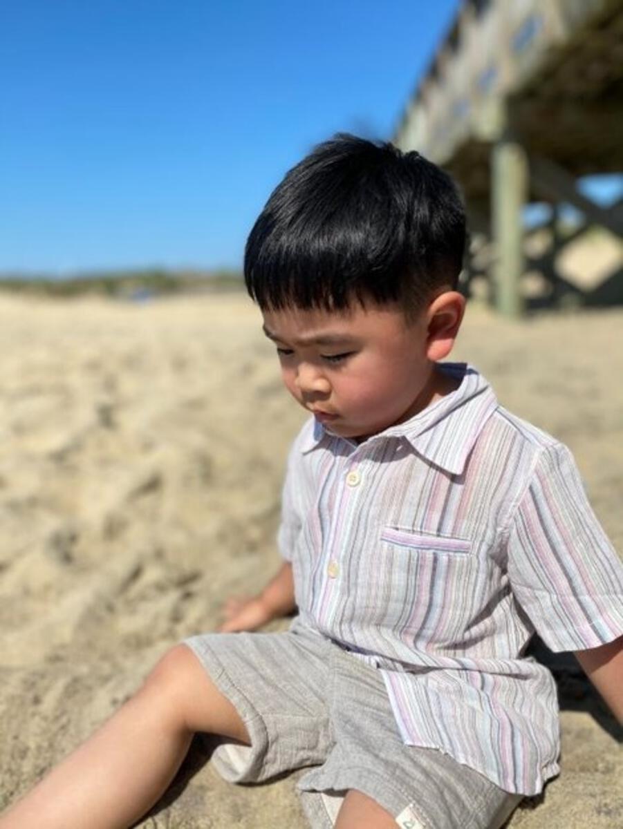 Me & Henry - Pier Short Sleeved Shirt - Pink Multi Stripe