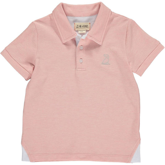 Me & Henry - Starboard Pique Polo - Pink