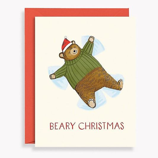 Snow Bear Holiday Card - Set of 10