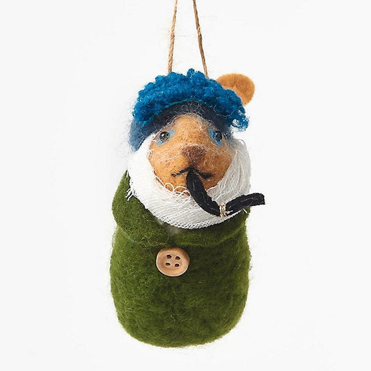 Van Gogh Felt Dog Ornament