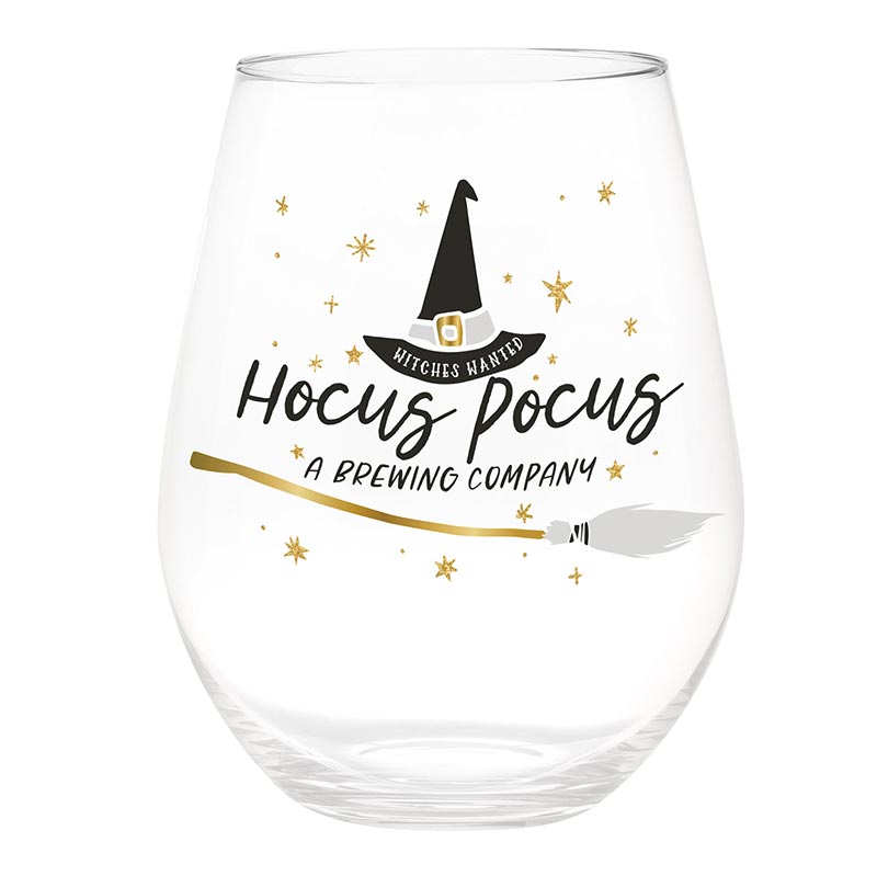 Stemless Wine Glass - Hocus Pocus