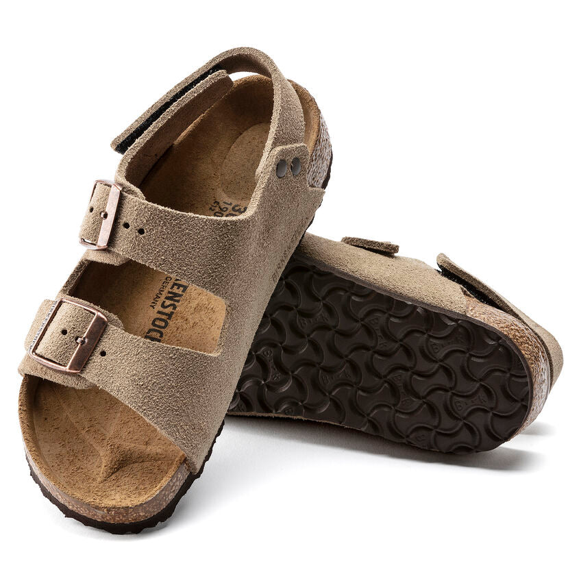 Birkenstock Milano HL Suede Kids Taupe SANNA baby and child