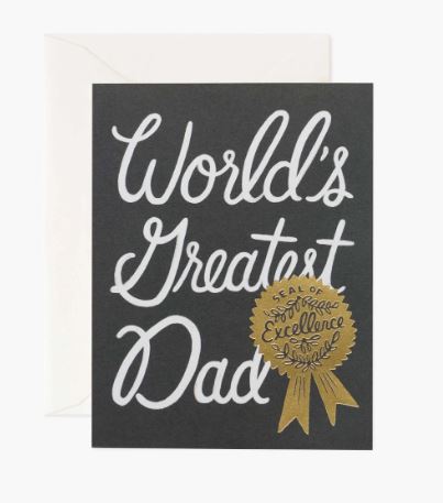 Rifle Paper Co. - World's Greatest Dad Card