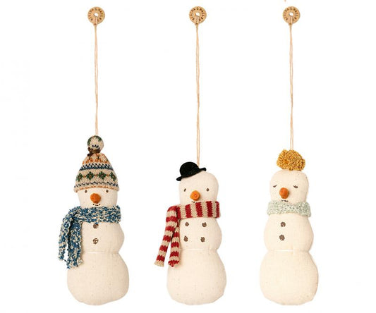 Maileg - Snowman Ornament - 3 Styles