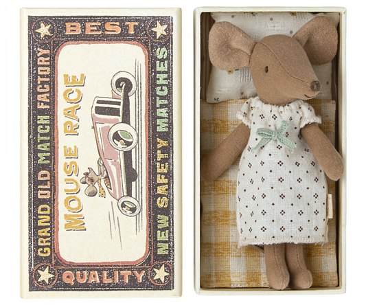 Maileg - Big Sister Mouse in Matchbox