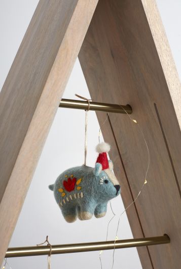 Woodland Holiday Ornament - Bear