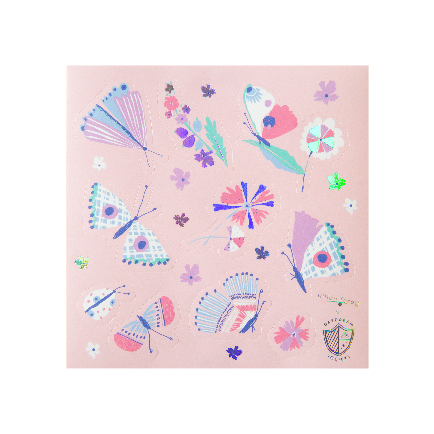 Daydream Society - Flutter Sticker Set - 4 Pk.