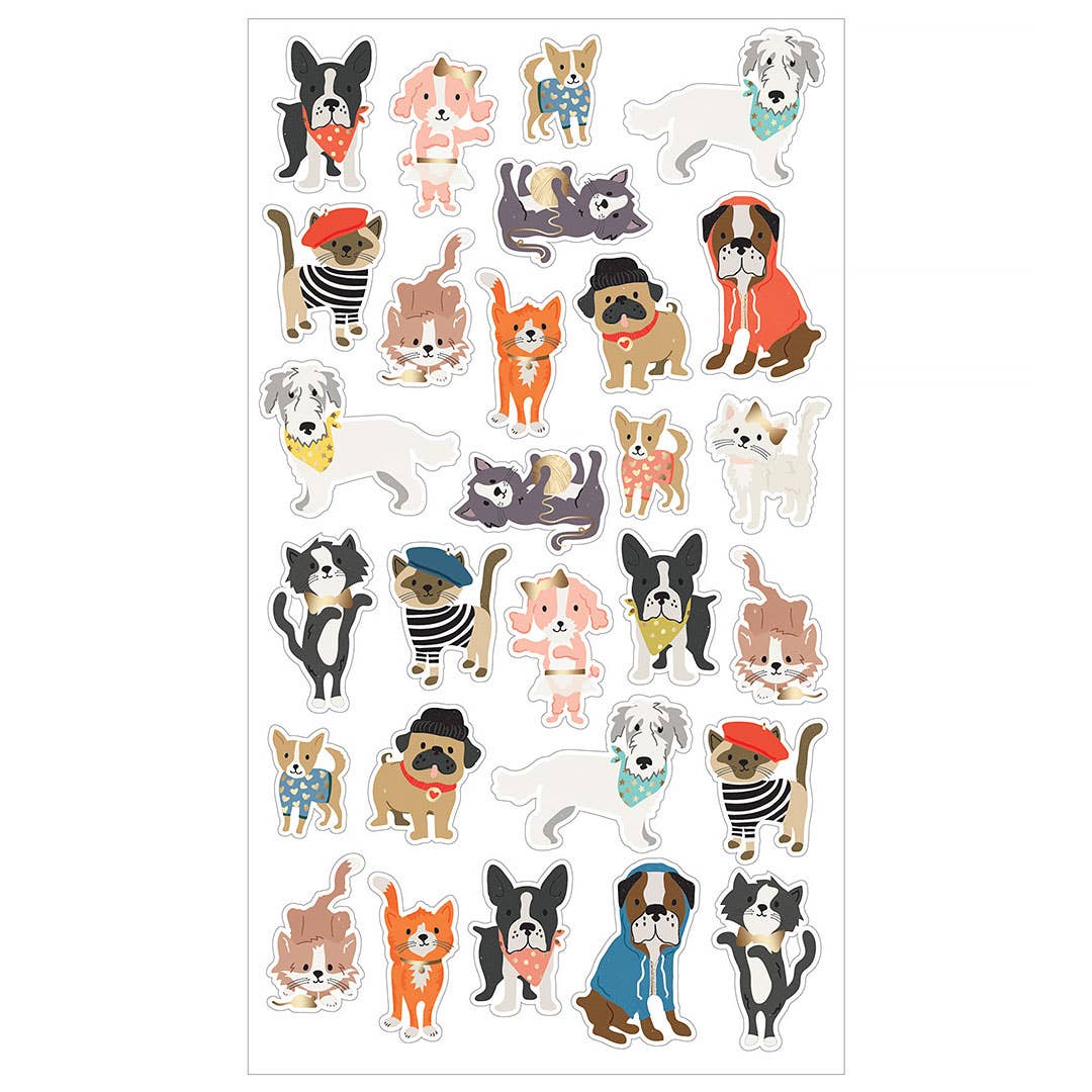 Cat + Dog Stickers S/56