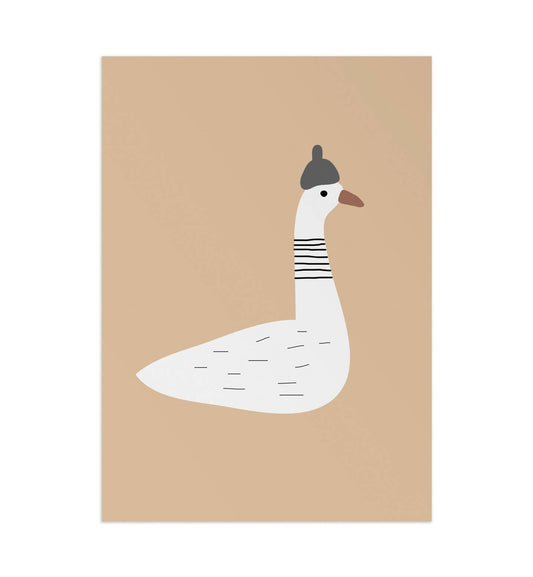 Little Otja - Goose Art Print