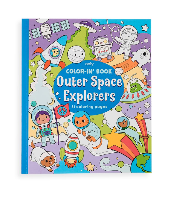 OOLY  - Color-in' Book: Outer Space Explorers