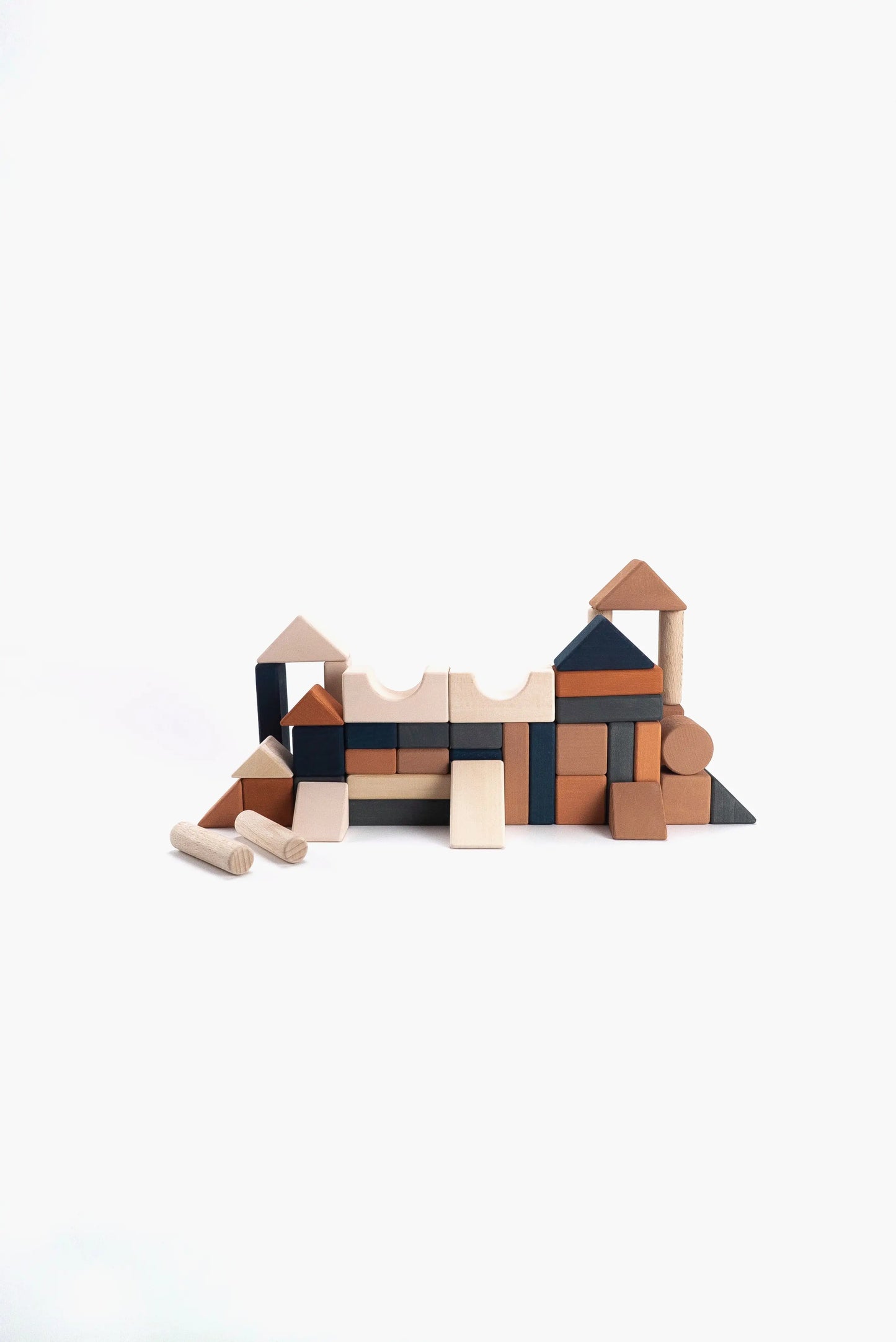 Sabo - Wooden Blocks Set - Castle Stack