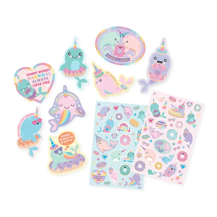OOLY - Nom Nom Narwhals Scented Stickers