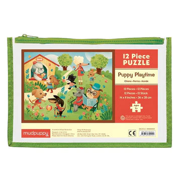 Mudpuppy - Pouch Puzzle - Puppy Playtime