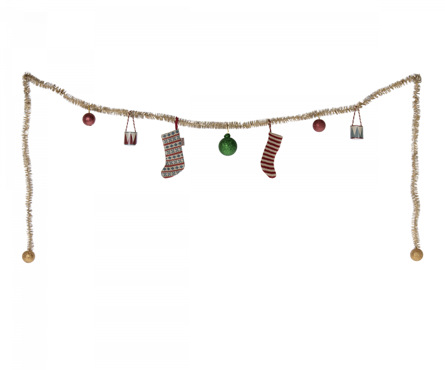 Maileg - Christmas Garland - LARGE - GOLD