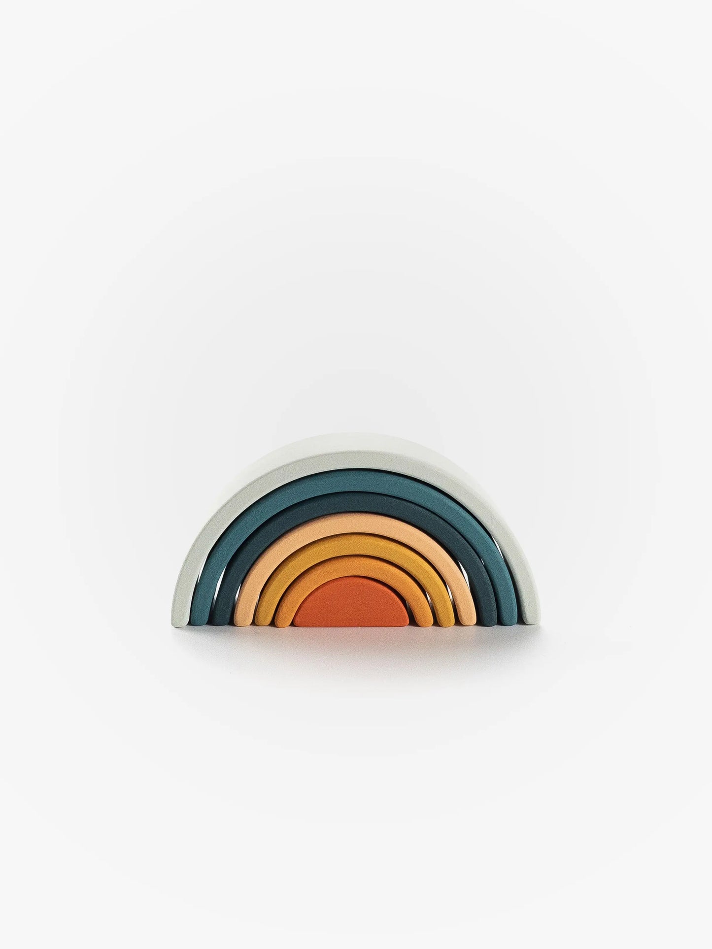 Sabo - Wooden Rainbow Mini - Arch Stacking Set - Lagoon