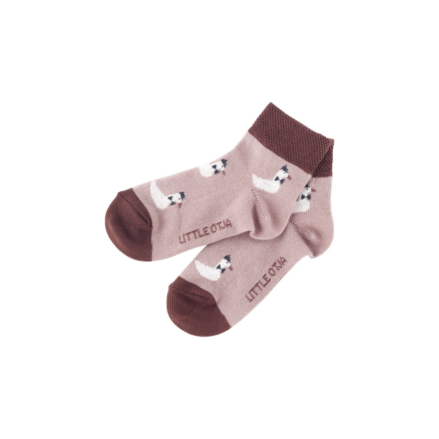 Little Otja - Goose Socks  — Berry