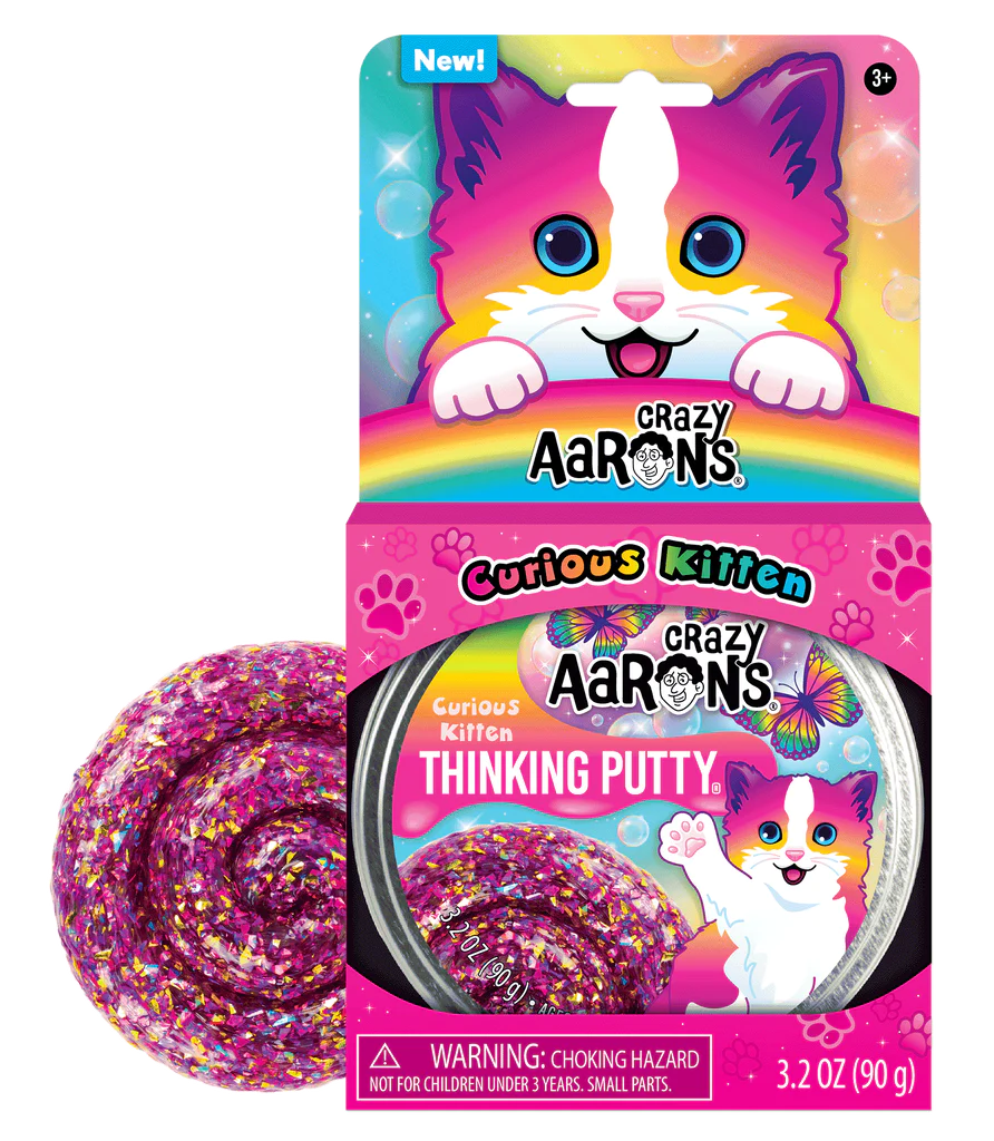 Crazy Aarons - Thinking Putty - Curious Kitten