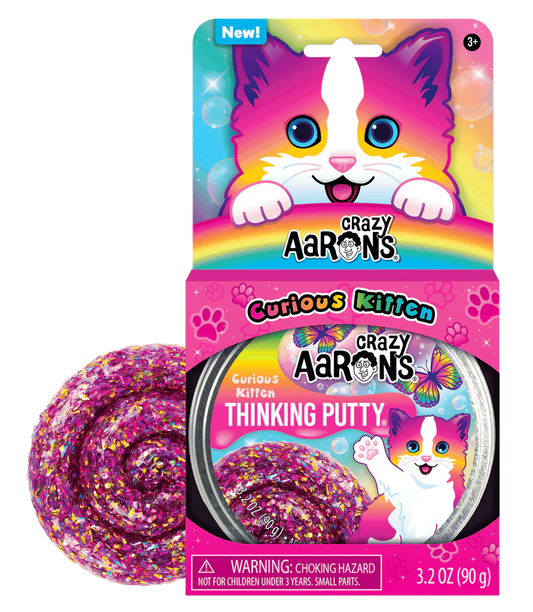 Crazy Aarons - Thinking Putty - Curious Kitten
