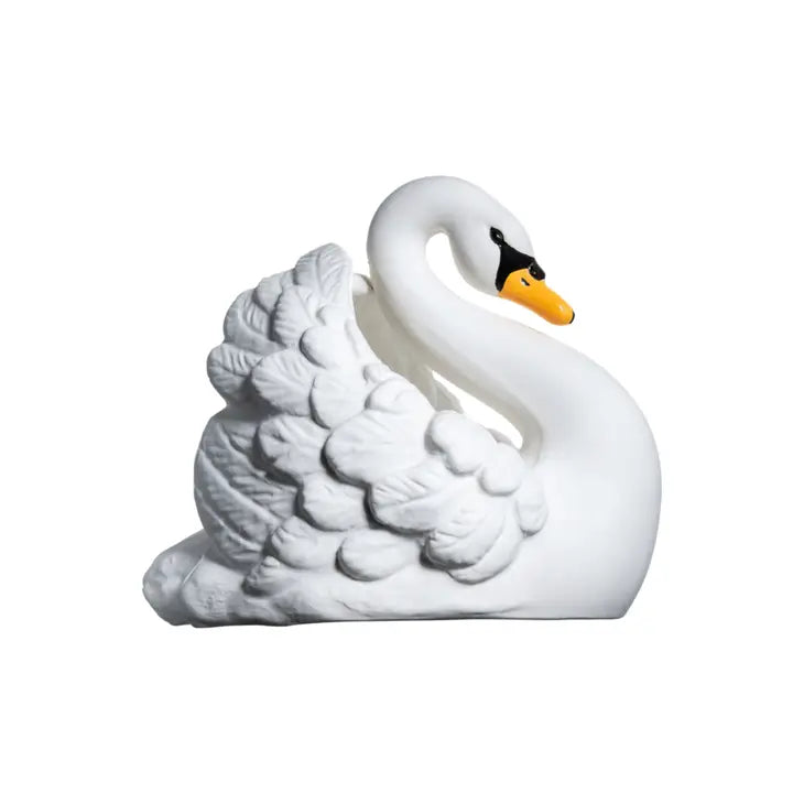 Natruba - Natural Rubber Bathtoy Swan - White - Small