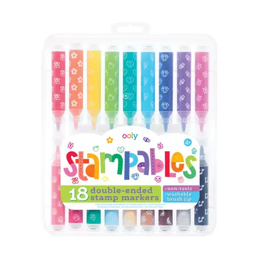 Ooly - Stampables Double Ended Stamp Markers - Set of 18