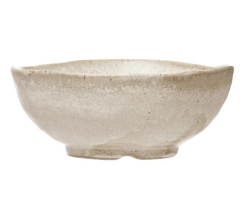 Stoneware Irregular Edge Bowl