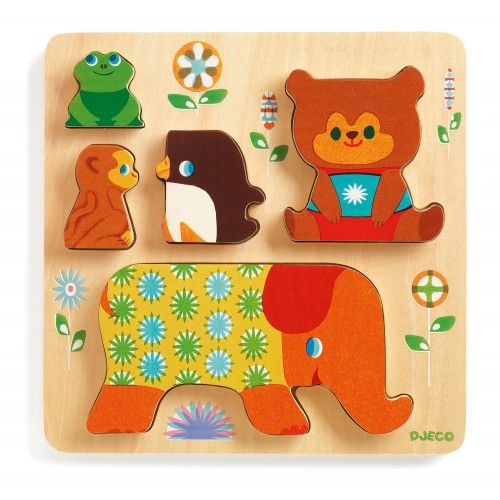 DJECO - Wooden Puzzle - Woodypile – SANNA baby and child