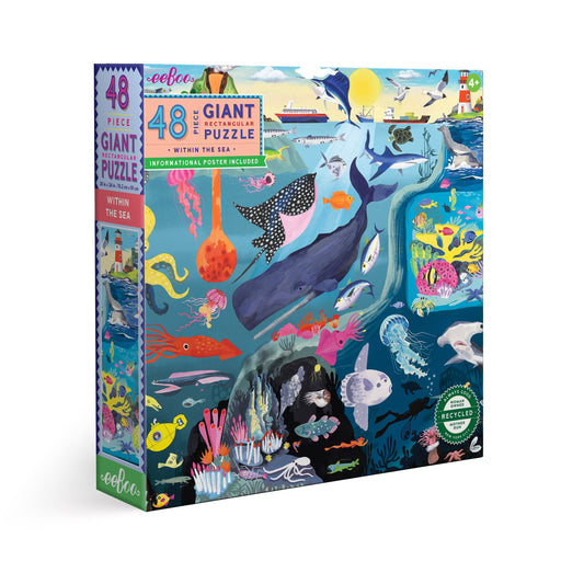 Eeboo - Within the Sea 48 Piece Giant Puzzle