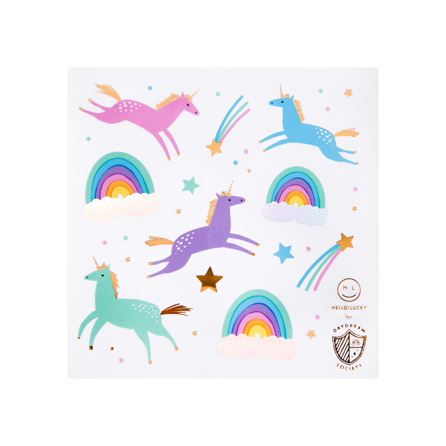 Daydream Society - Magical Unicorn Sticker Set - 4 Pk.