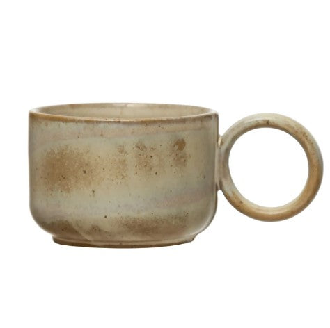 Stoneware Mug with Reactive Glaze